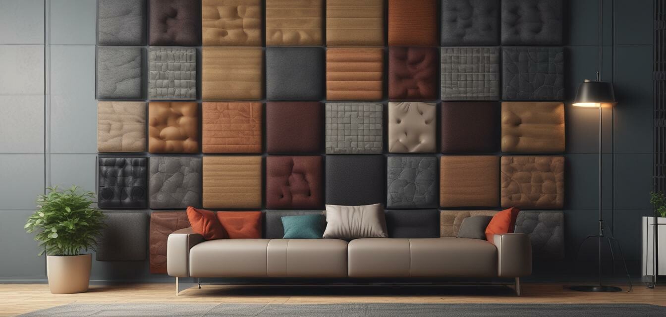 Acoustic panels in a home cinema