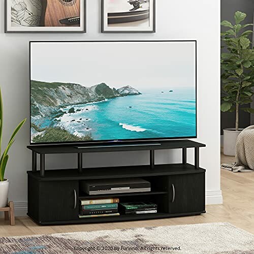 Furinno JAYA Large TV Stand for 55 Inch TVs