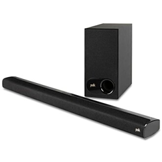 Polk soundbar and subwoofer set