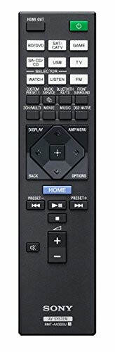 Sony remote control with multiple buttons